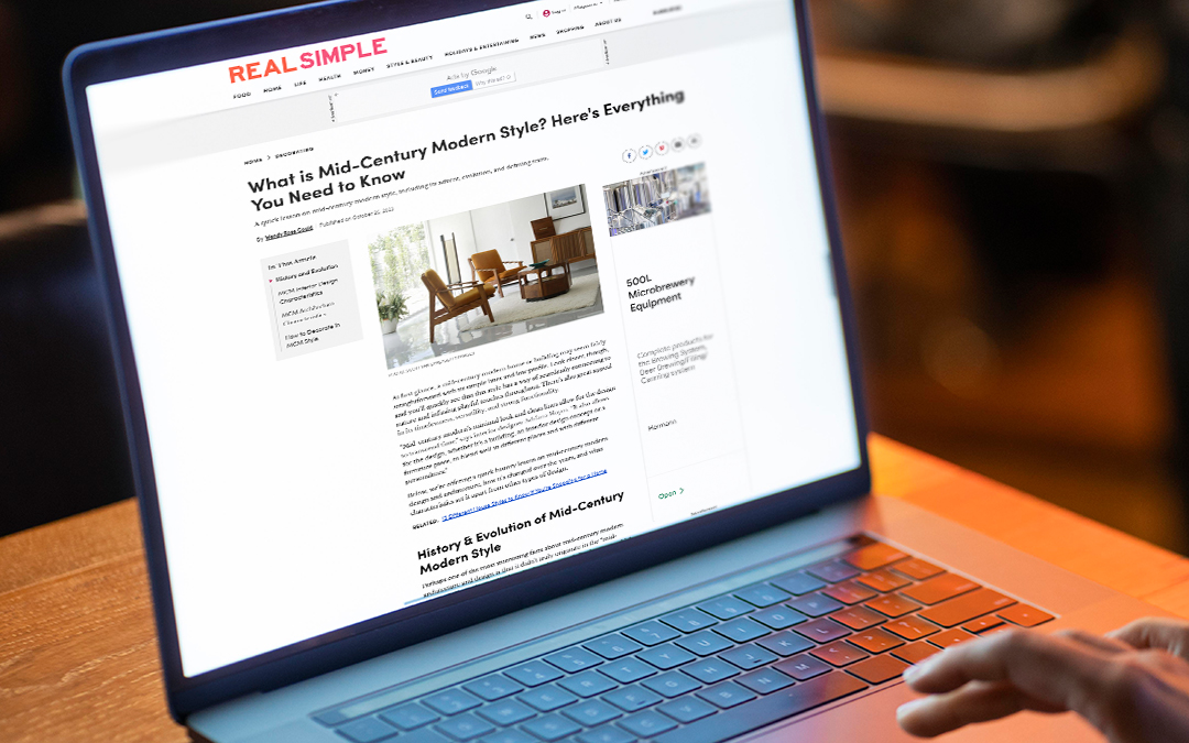 PRESS – WHAT IS MID-CENTURY MODERN STYLE? HERE’S EVERYTHING YOU NEED TO KNOW