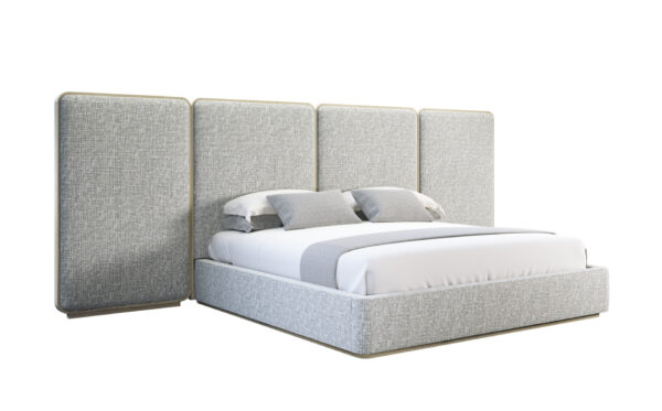 GEM UPHOLSTERED WITH PANELS BED 201
