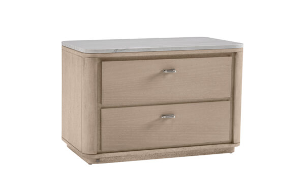 GEM NIGHTSTAND 311 (STONE TOP)  (DRAWER FRONTS FO)