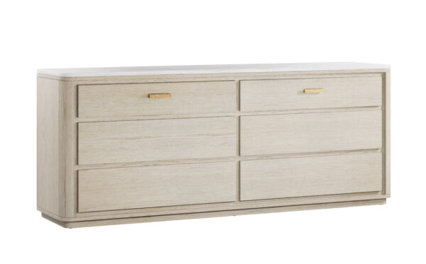 GEM DRESSER 211 (STONE TOP) (DRAWER FRONTS FO)