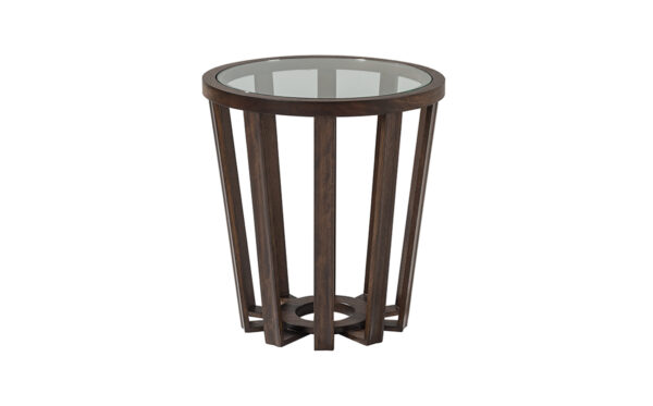 GALAPAGOS END TABLE 100 (GLASS TOP)
