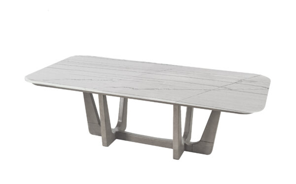 RUMBA DINING TABLE 121 (STONE TOP)