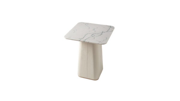 GALAPAGOS END TABLE 321  (STONE TOP)