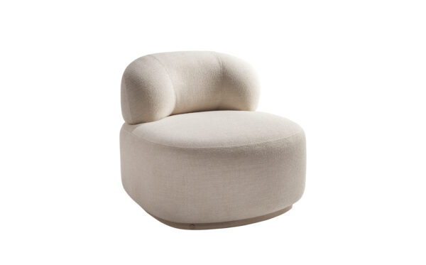 LUA UPHOLSTERED CHAIR 411(LEATHER) (SWIVEL)