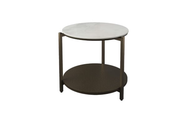 H END TABLE 701  (PORCELAIN TOP)