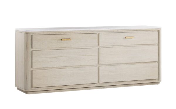 GEM DRESSER 211 (STONE TOP) (DRAWER FRONTS FO)