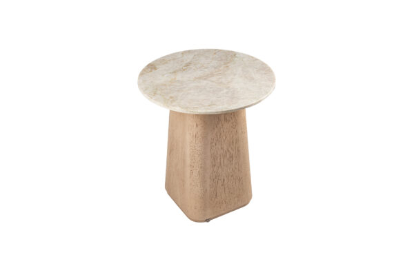 GALAPAGOS END TABLE 601  (STONE TOP)