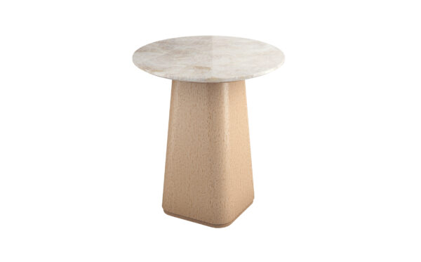 GALAPAGOS END TABLE 611  (STONE TOP)