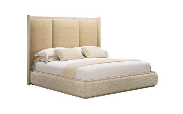 ORIGEN UPHOLSTERED  KING/QUEEN BED TX 101