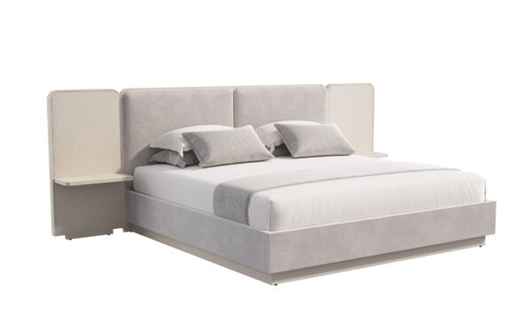 H UPHOLSTERED KING /  QUEEN BED WITH PANELS 811